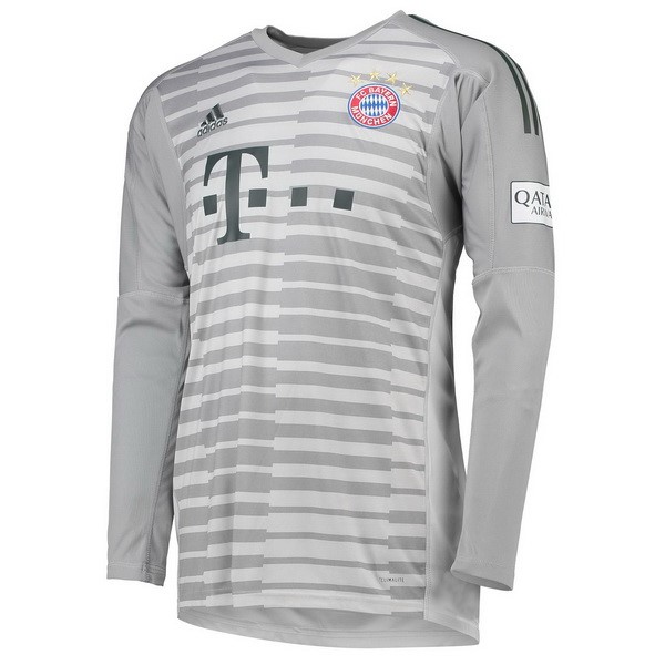 Thailande Maillot Football Bayern Domicile ML Gardien 2018-19 Gris